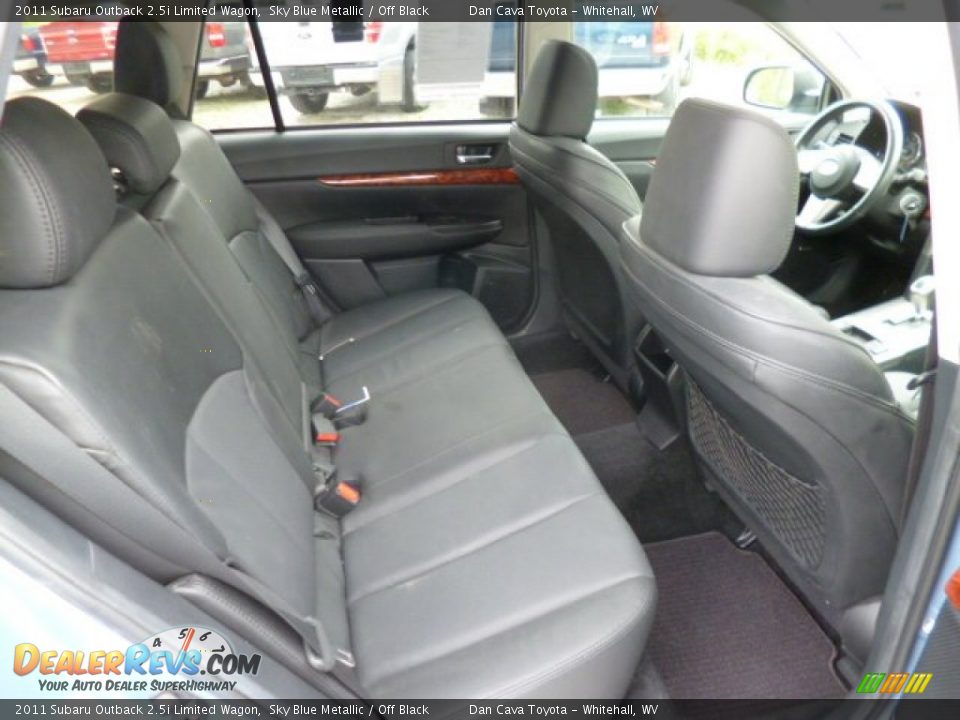 Rear Seat of 2011 Subaru Outback 2.5i Limited Wagon Photo #9