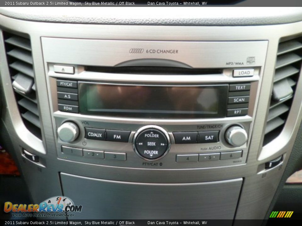 Audio System of 2011 Subaru Outback 2.5i Limited Wagon Photo #14