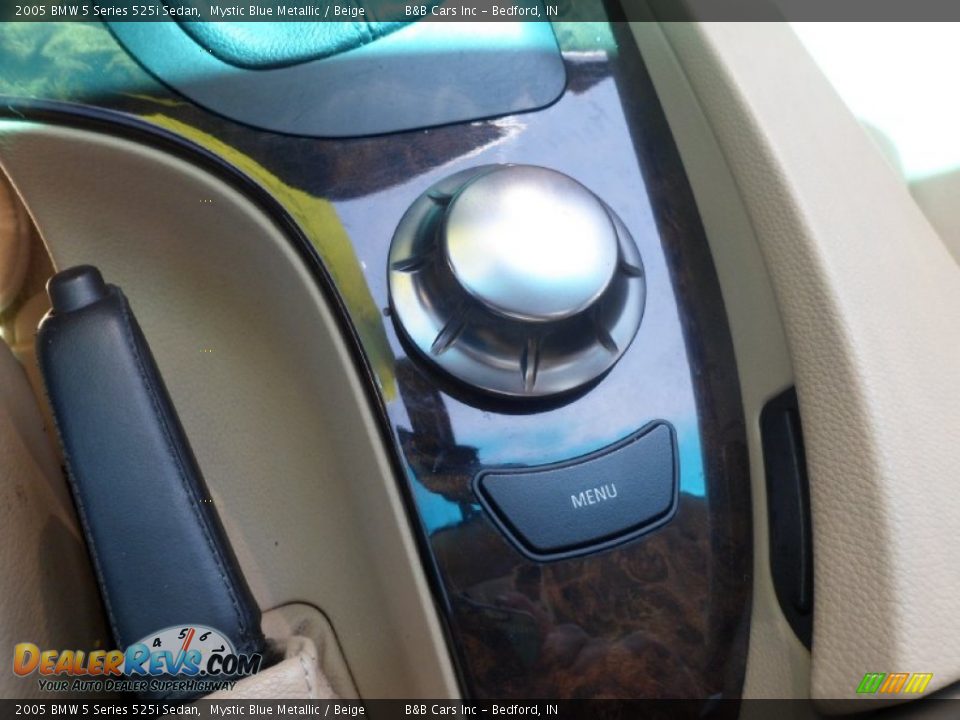 2005 BMW 5 Series 525i Sedan Mystic Blue Metallic / Beige Photo #30