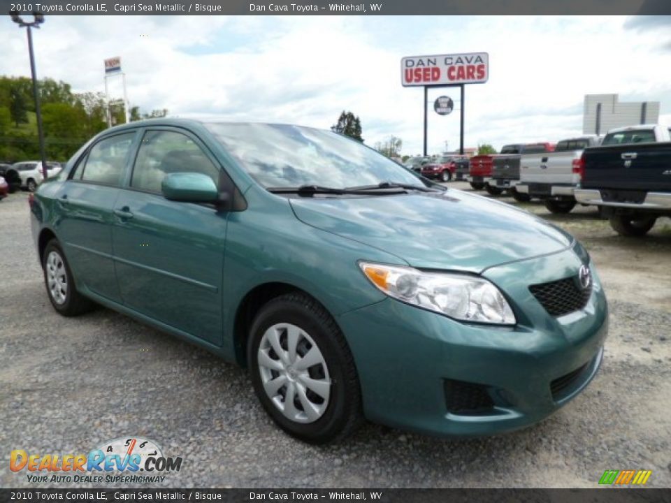 2010 Toyota Corolla LE Capri Sea Metallic / Bisque Photo #1