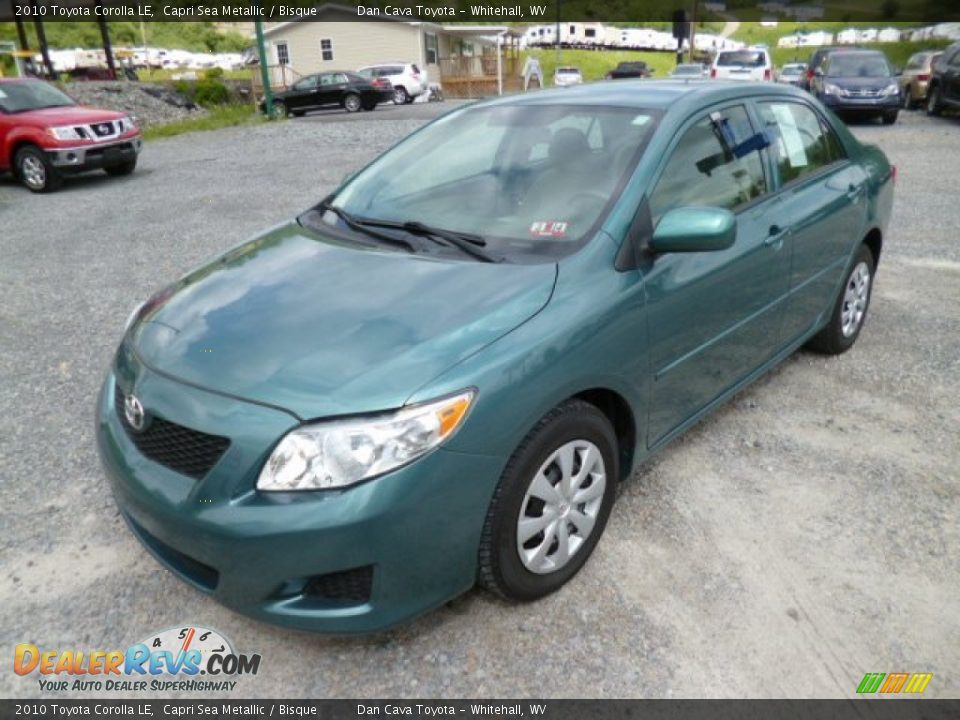 2010 Toyota Corolla LE Capri Sea Metallic / Bisque Photo #3