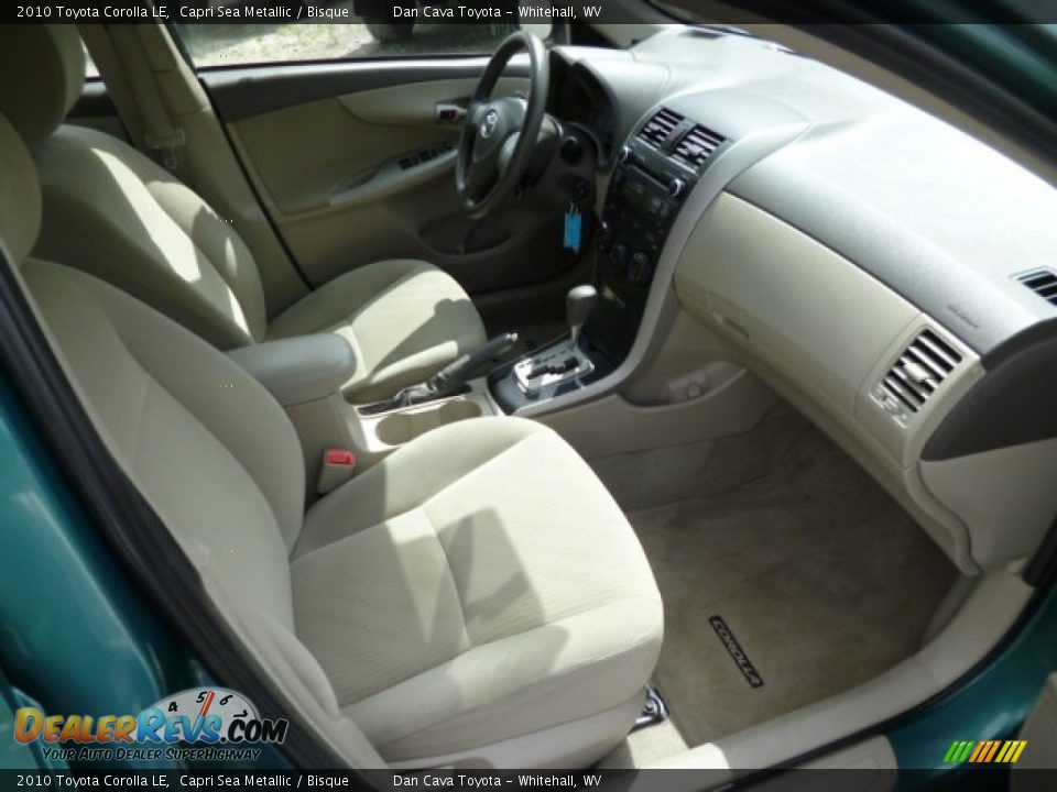 2010 Toyota Corolla LE Capri Sea Metallic / Bisque Photo #9
