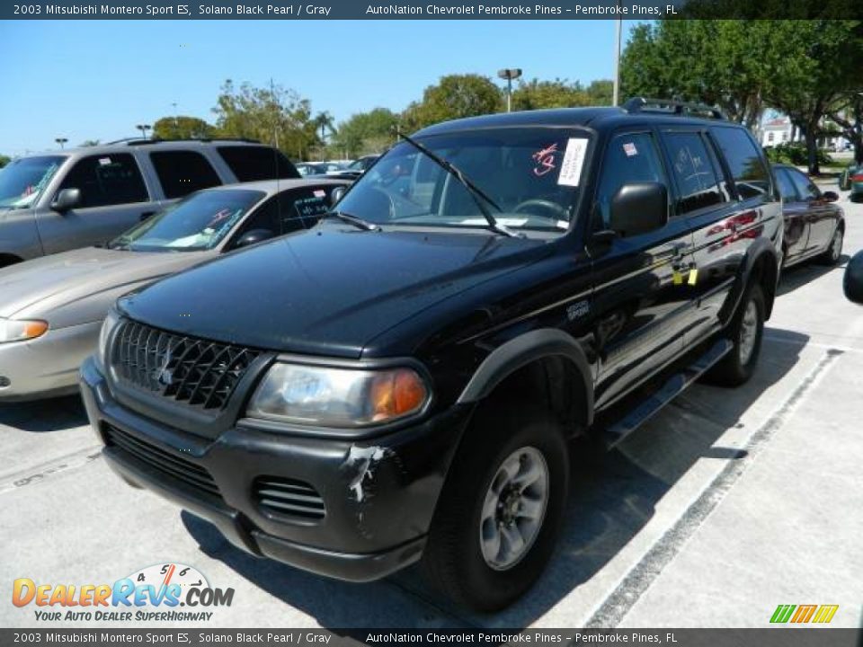 Front 3/4 View of 2003 Mitsubishi Montero Sport ES Photo #2