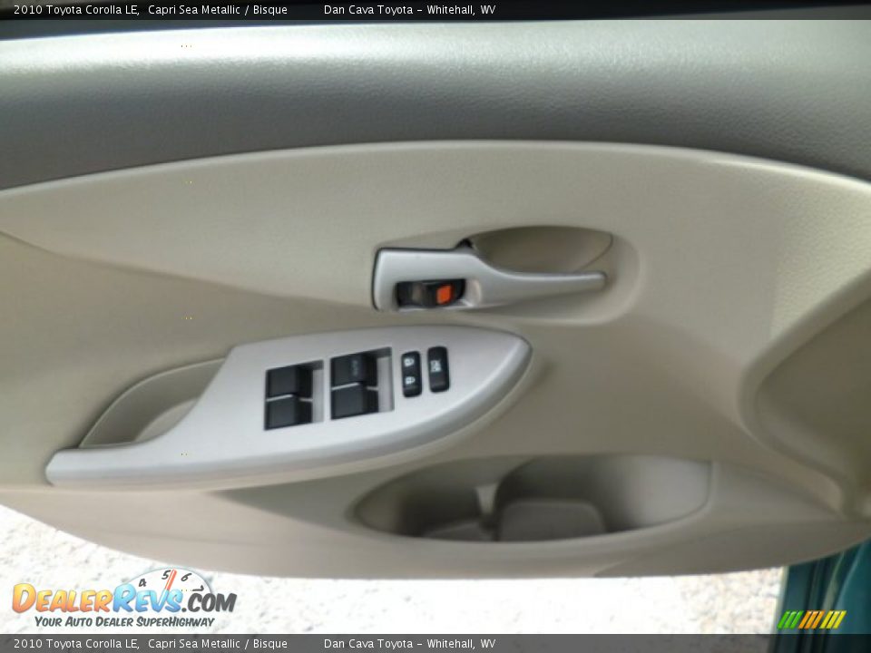 2010 Toyota Corolla LE Capri Sea Metallic / Bisque Photo #13