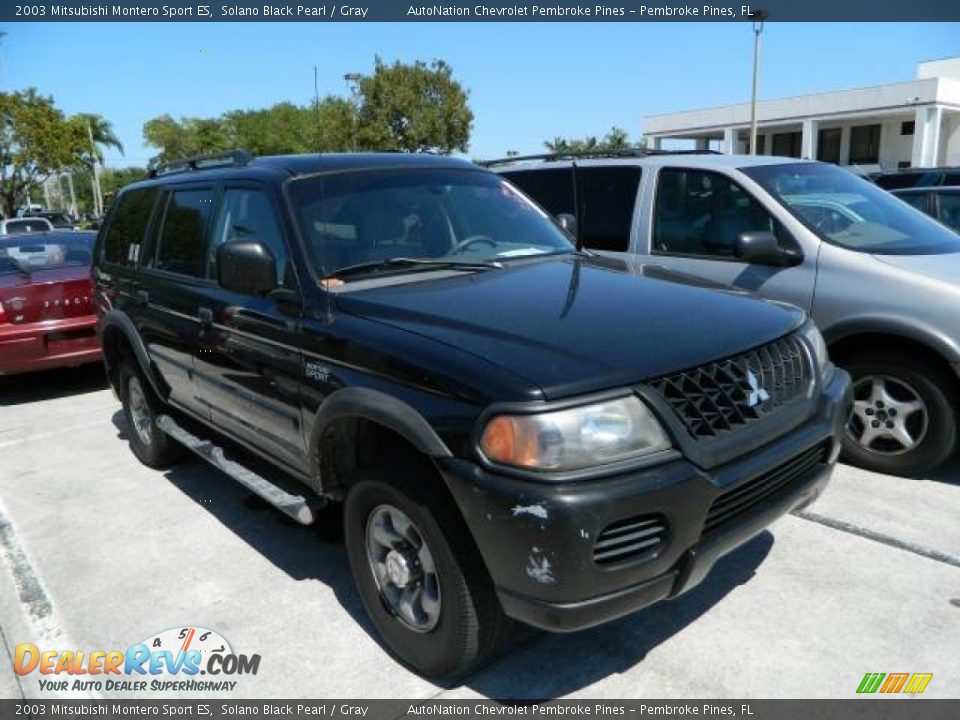 Front 3/4 View of 2003 Mitsubishi Montero Sport ES Photo #3