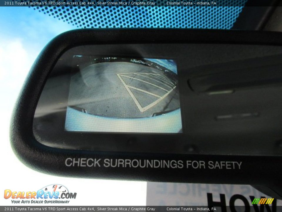 2011 Toyota Tacoma V6 TRD Sport Access Cab 4x4 Silver Streak Mica / Graphite Gray Photo #16