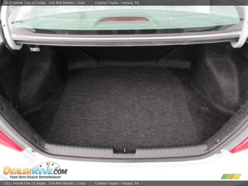 2012 Honda Civic LX Sedan Cool Mist Metallic / Gray Photo #17