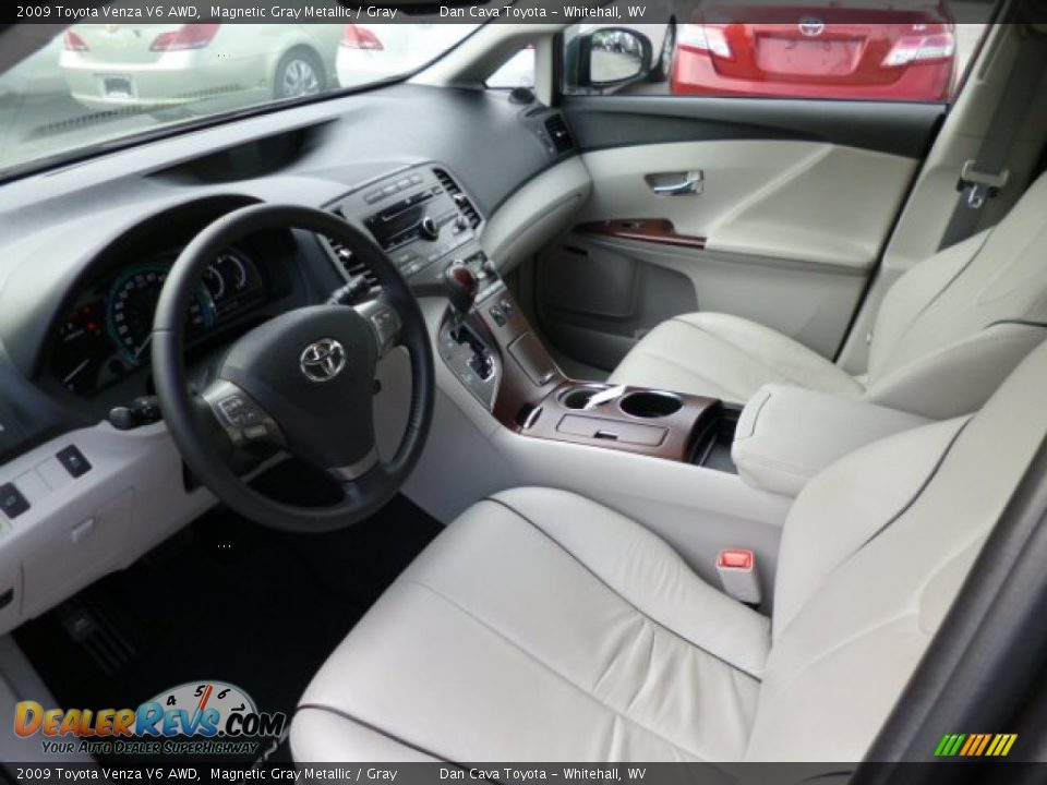 2009 Toyota Venza V6 AWD Magnetic Gray Metallic / Gray Photo #12