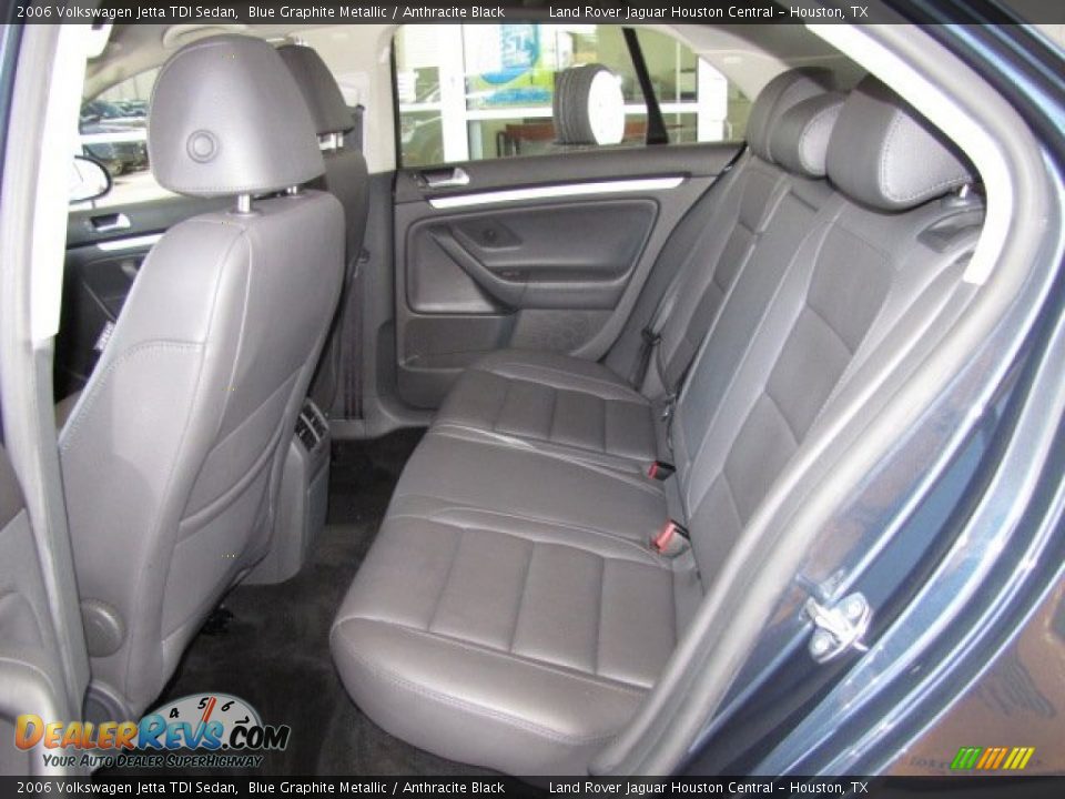 2006 Volkswagen Jetta TDI Sedan Blue Graphite Metallic / Anthracite Black Photo #4