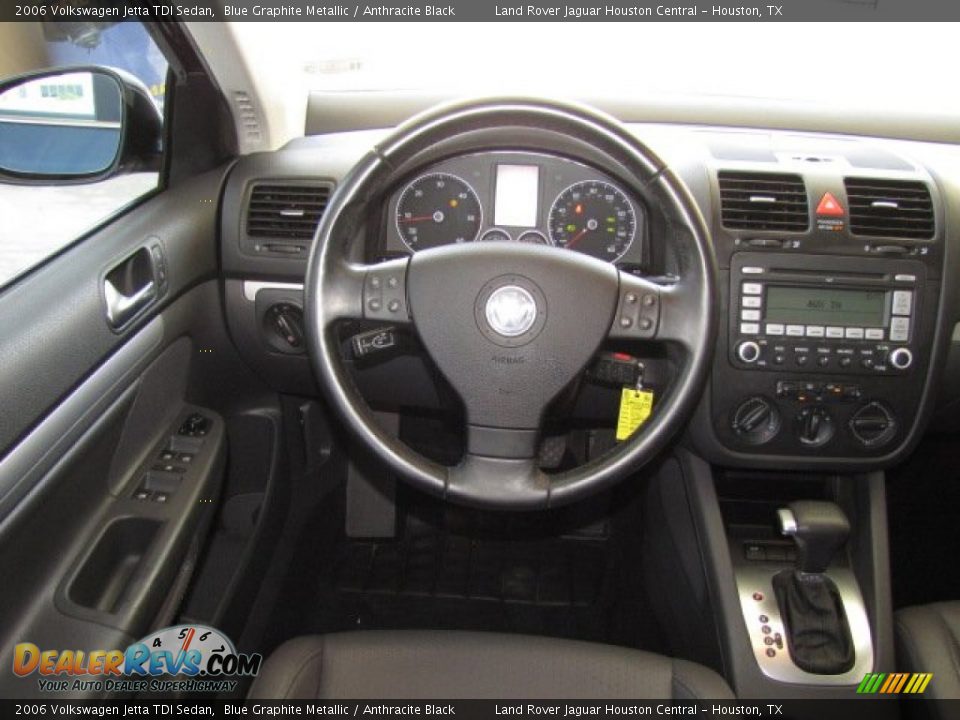 2006 Volkswagen Jetta TDI Sedan Blue Graphite Metallic / Anthracite Black Photo #13