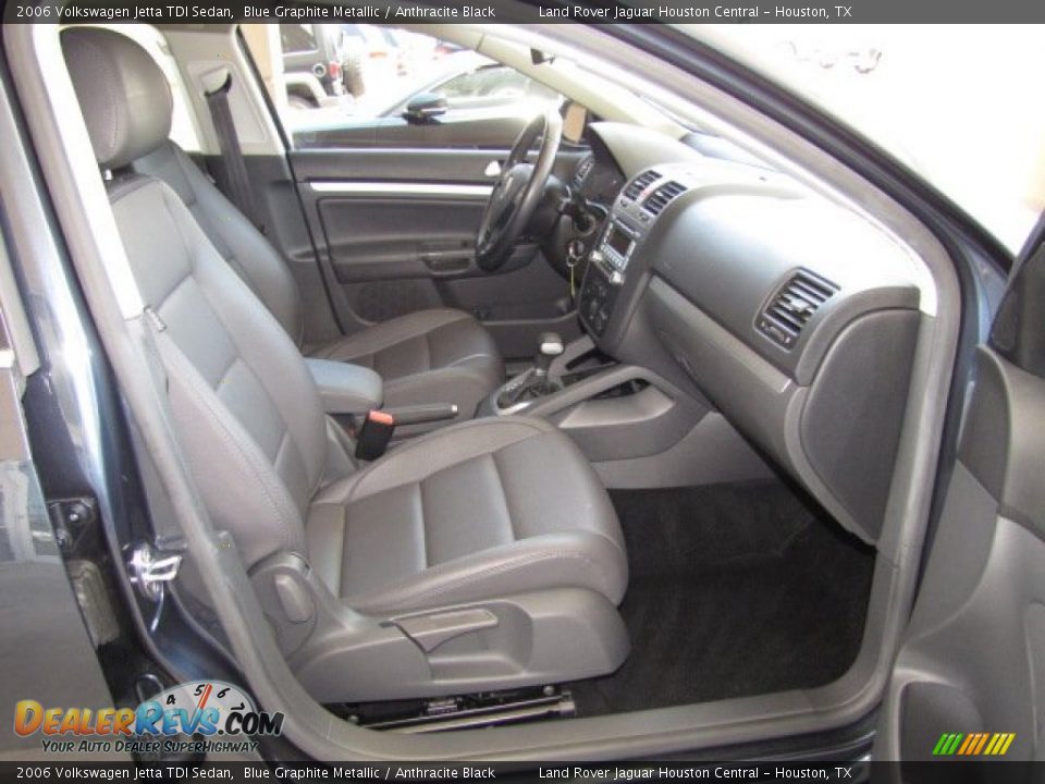 2006 Volkswagen Jetta TDI Sedan Blue Graphite Metallic / Anthracite Black Photo #24