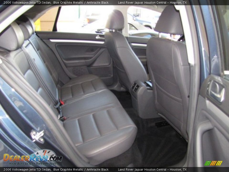 2006 Volkswagen Jetta TDI Sedan Blue Graphite Metallic / Anthracite Black Photo #25