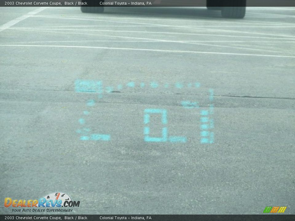 2003 Chevrolet Corvette Coupe Gauges Photo #14