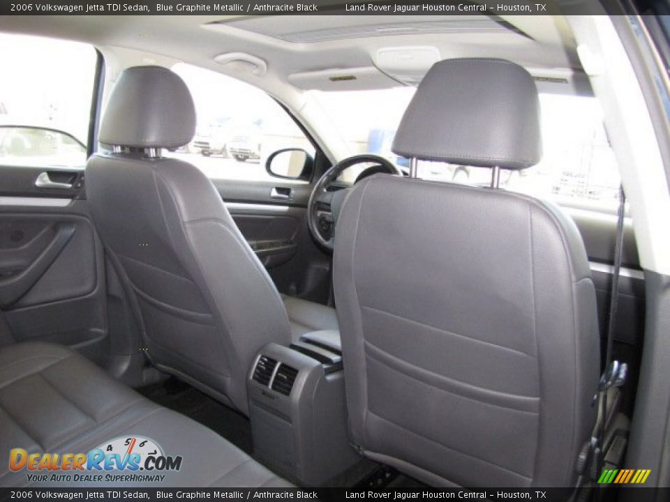 2006 Volkswagen Jetta TDI Sedan Blue Graphite Metallic / Anthracite Black Photo #26