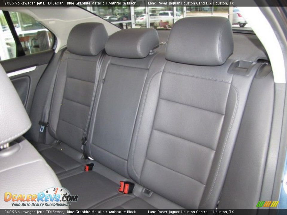 2006 Volkswagen Jetta TDI Sedan Blue Graphite Metallic / Anthracite Black Photo #28
