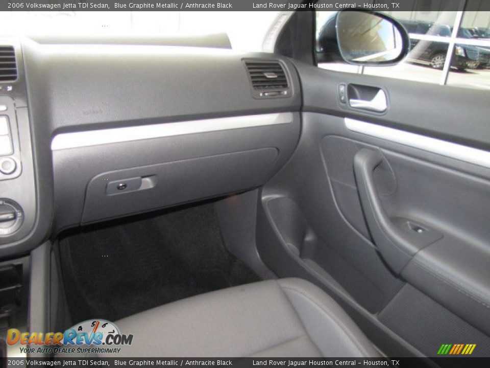 2006 Volkswagen Jetta TDI Sedan Blue Graphite Metallic / Anthracite Black Photo #31