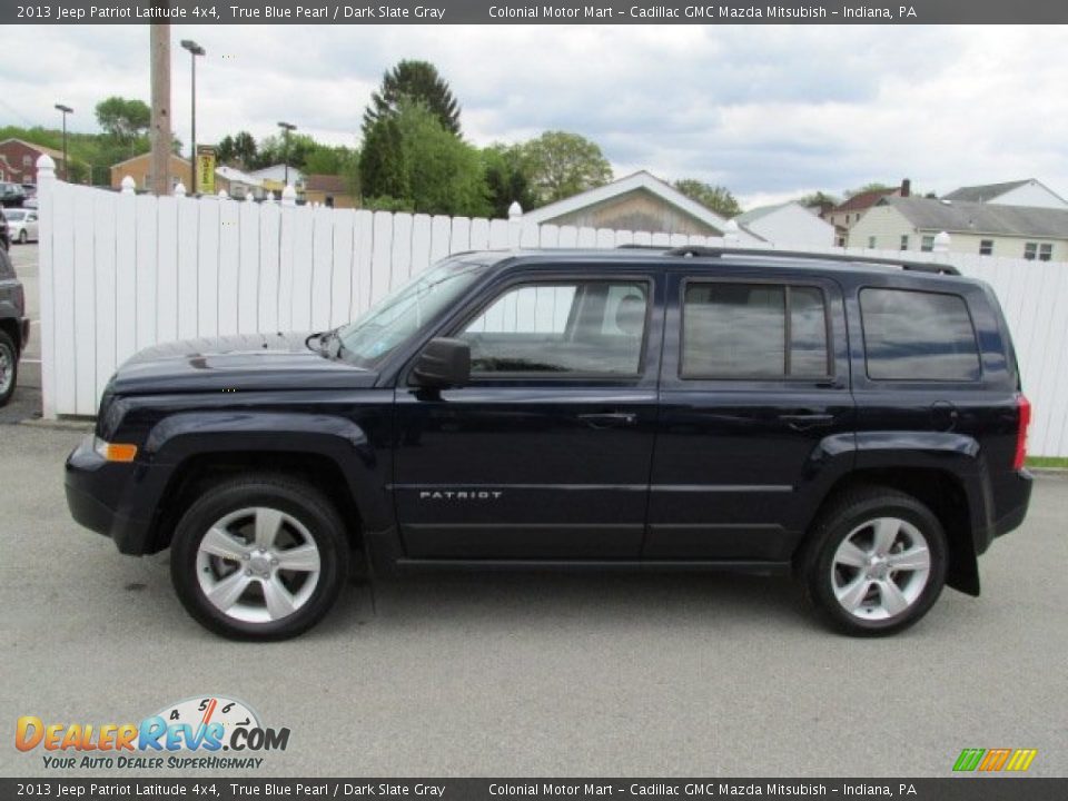 2013 Jeep Patriot Latitude 4x4 True Blue Pearl / Dark Slate Gray Photo #2