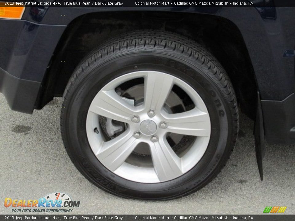 2013 Jeep Patriot Latitude 4x4 True Blue Pearl / Dark Slate Gray Photo #3