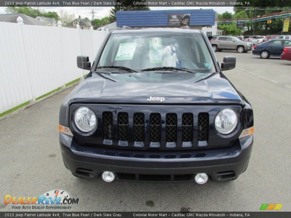 2013 Jeep Patriot Latitude 4x4 True Blue Pearl / Dark Slate Gray Photo #4