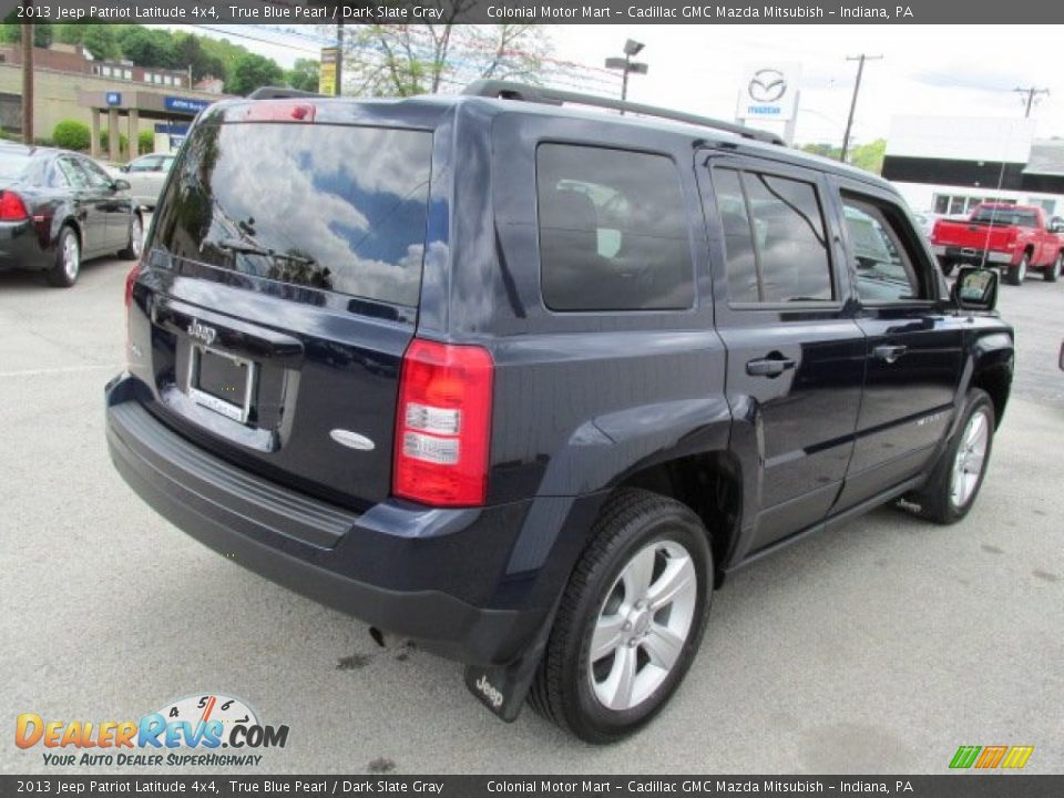 2013 Jeep Patriot Latitude 4x4 True Blue Pearl / Dark Slate Gray Photo #6