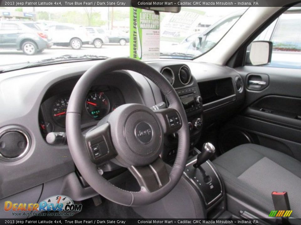 2013 Jeep Patriot Latitude 4x4 True Blue Pearl / Dark Slate Gray Photo #9