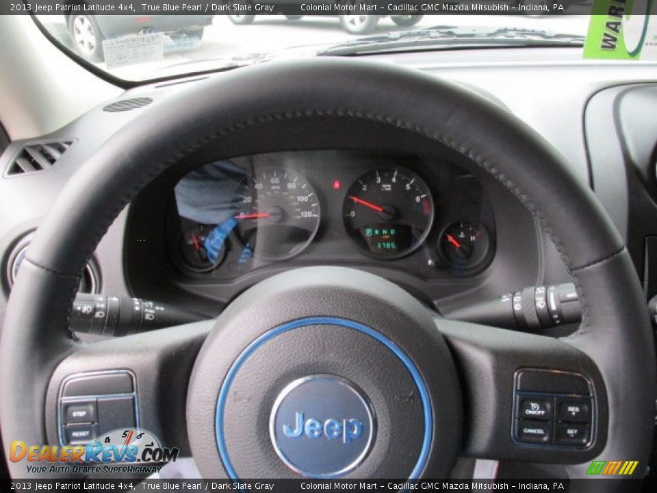 2013 Jeep Patriot Latitude 4x4 True Blue Pearl / Dark Slate Gray Photo #16