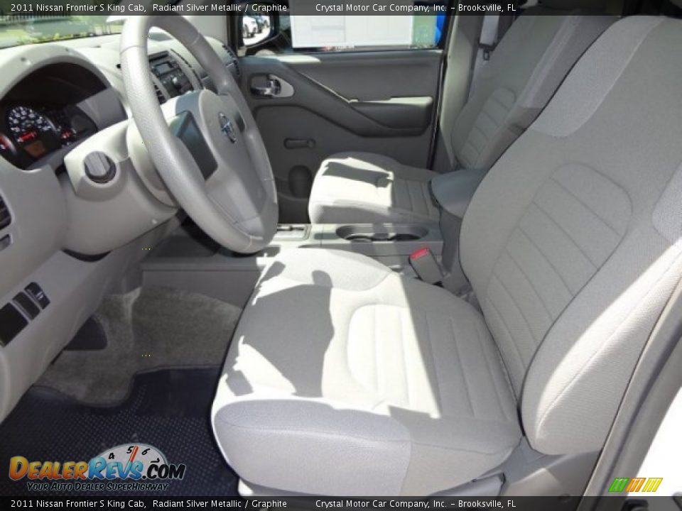 2011 Nissan Frontier S King Cab Radiant Silver Metallic / Graphite Photo #4