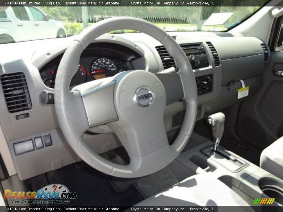 2011 Nissan Frontier S King Cab Radiant Silver Metallic / Graphite Photo #6