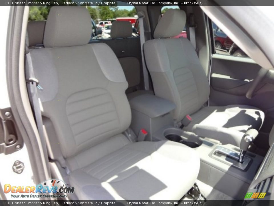 2011 Nissan Frontier S King Cab Radiant Silver Metallic / Graphite Photo #12