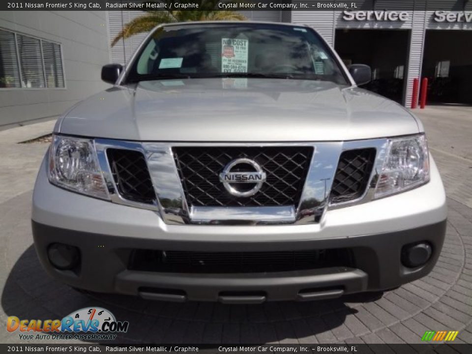 2011 Nissan Frontier S King Cab Radiant Silver Metallic / Graphite Photo #13