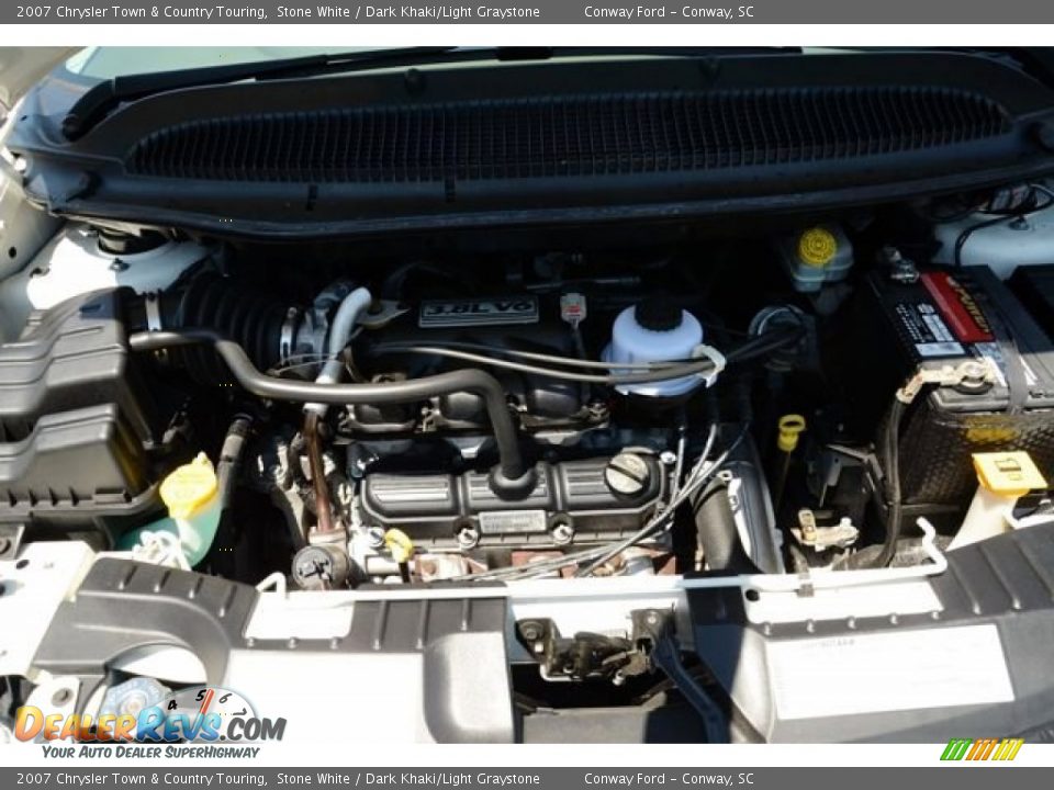 2007 Chrysler Town & Country Touring Stone White / Dark Khaki/Light Graystone Photo #21