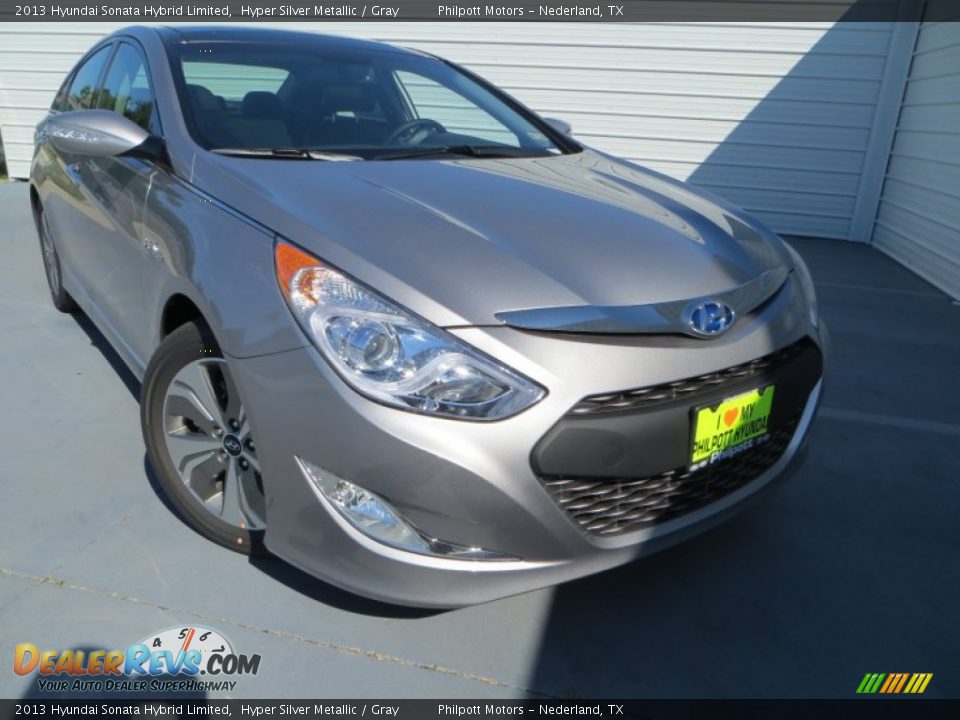 2013 Hyundai Sonata Hybrid Limited Hyper Silver Metallic / Gray Photo #1