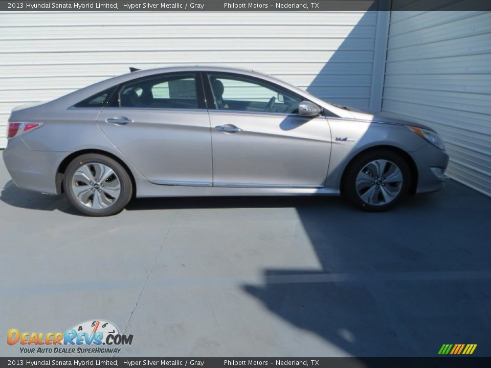 2013 Hyundai Sonata Hybrid Limited Hyper Silver Metallic / Gray Photo #3