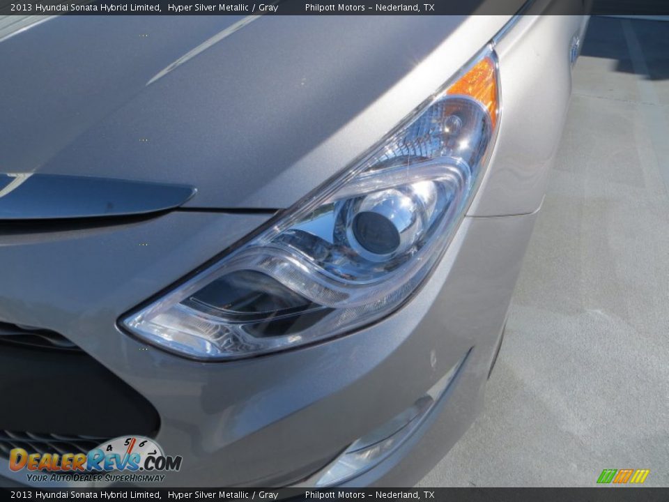 2013 Hyundai Sonata Hybrid Limited Hyper Silver Metallic / Gray Photo #9