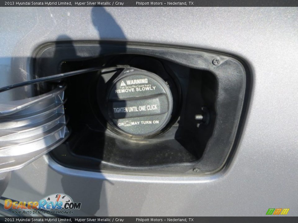 2013 Hyundai Sonata Hybrid Limited Hyper Silver Metallic / Gray Photo #14