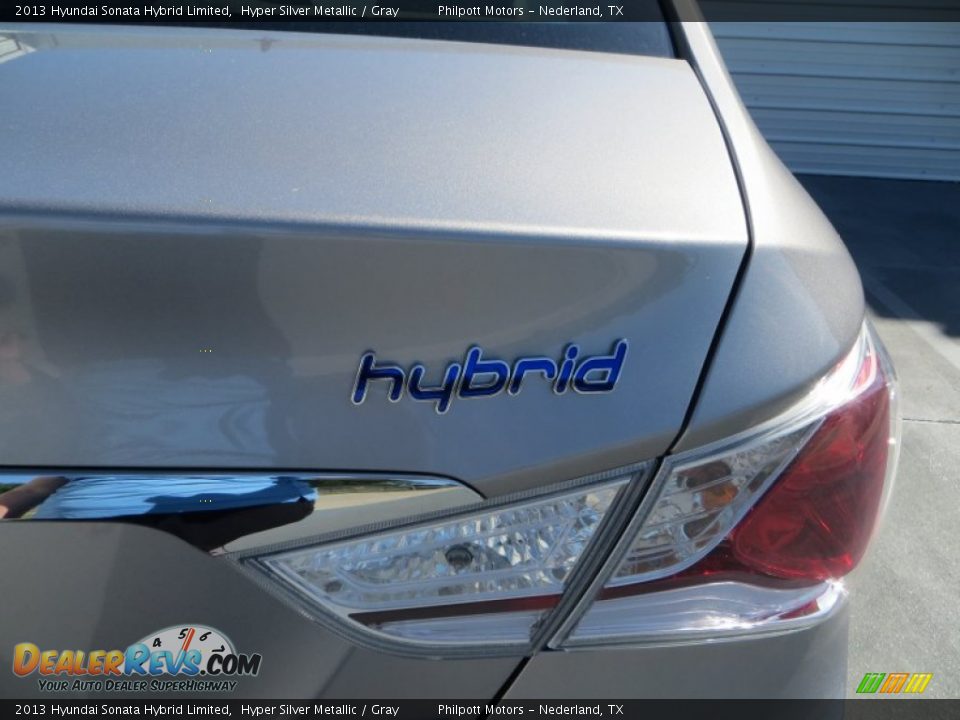 2013 Hyundai Sonata Hybrid Limited Hyper Silver Metallic / Gray Photo #16