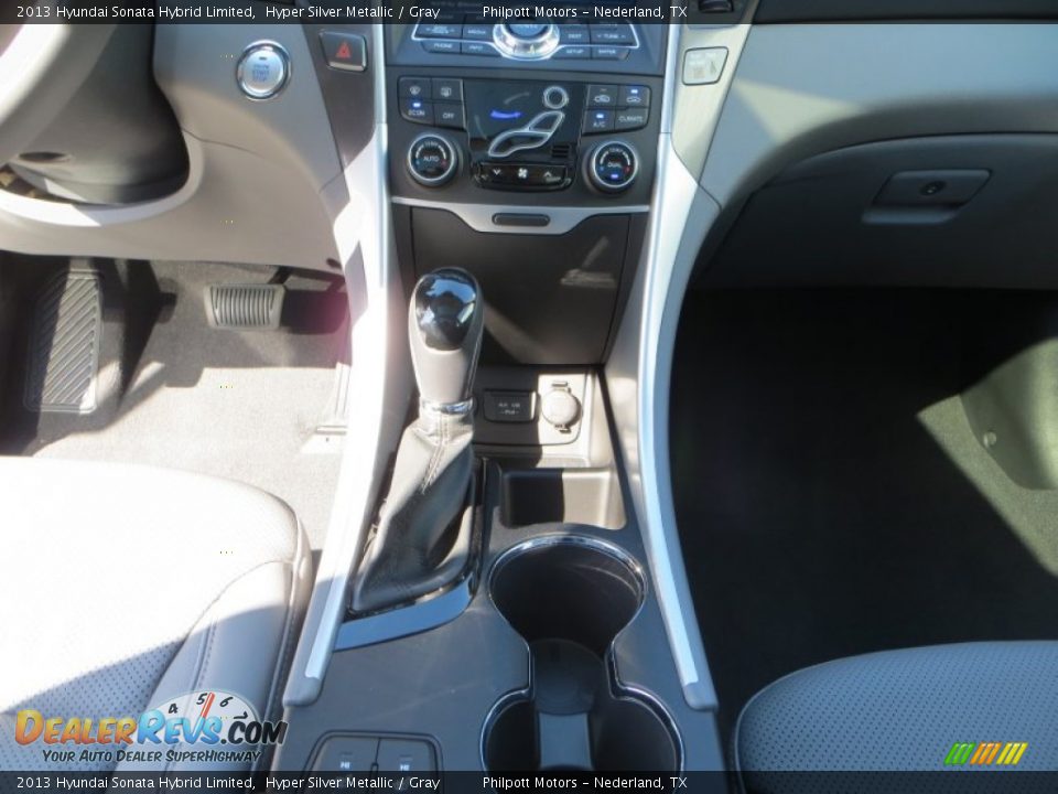 2013 Hyundai Sonata Hybrid Limited Hyper Silver Metallic / Gray Photo #31
