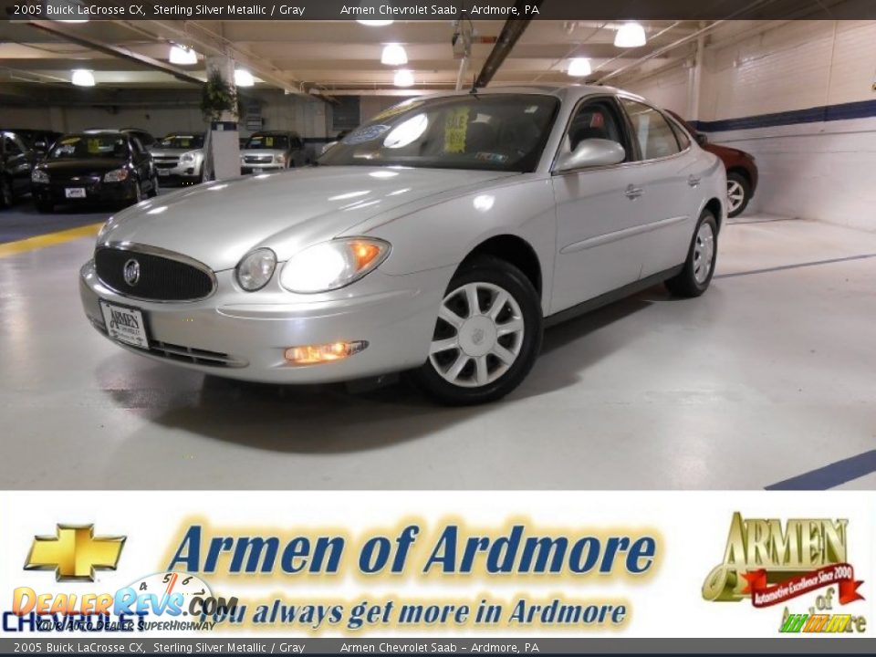 2005 Buick LaCrosse CX Sterling Silver Metallic / Gray Photo #1