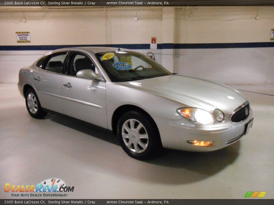 2005 Buick LaCrosse CX Sterling Silver Metallic / Gray Photo #3