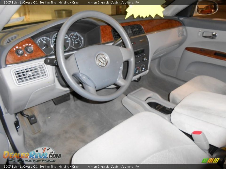Gray Interior - 2005 Buick LaCrosse CX Photo #9