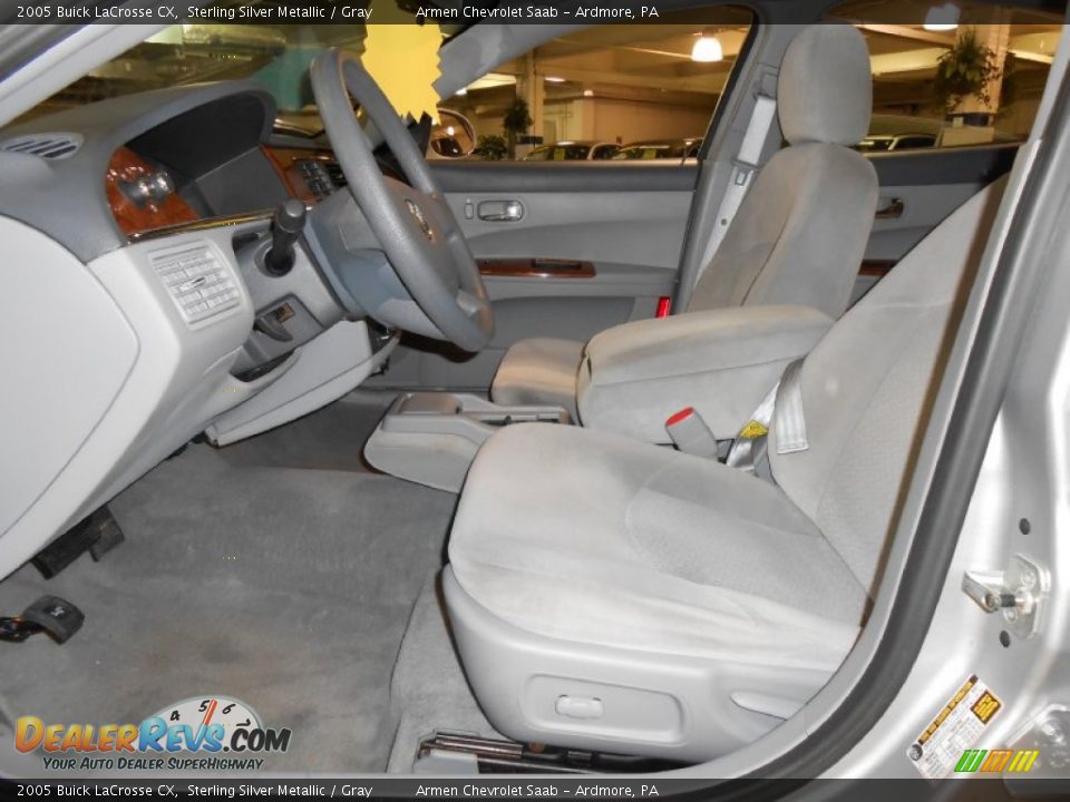 Gray Interior - 2005 Buick LaCrosse CX Photo #10