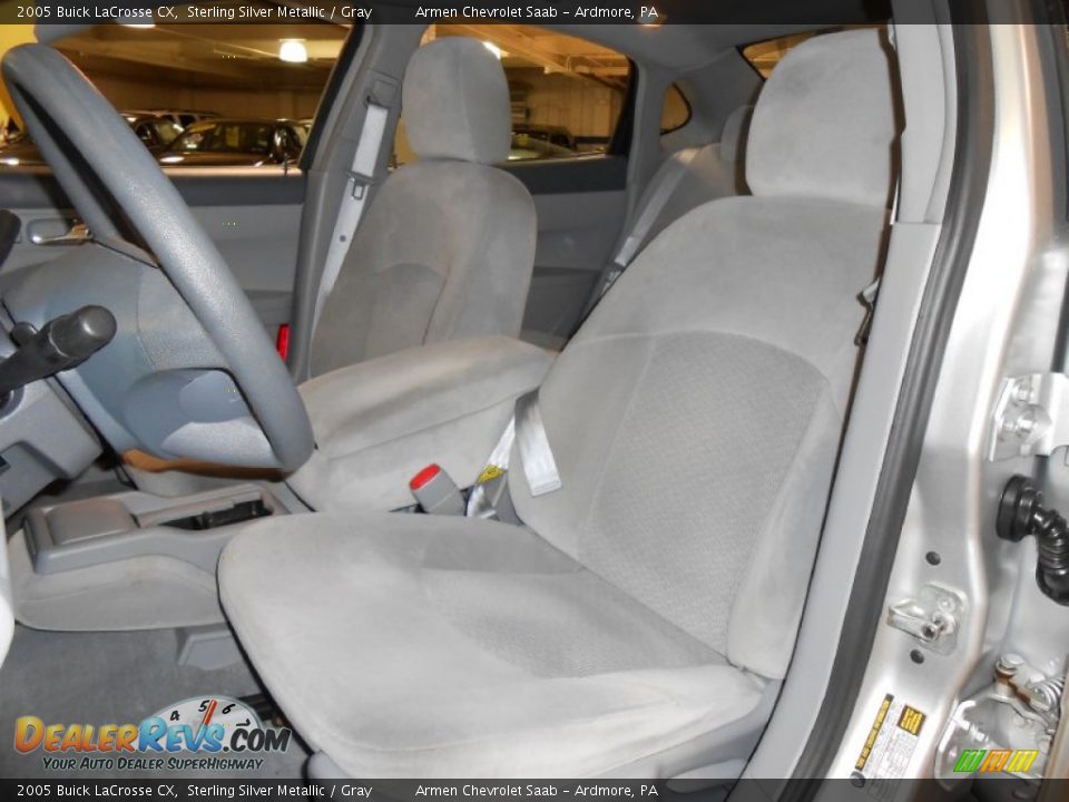 2005 Buick LaCrosse CX Sterling Silver Metallic / Gray Photo #11
