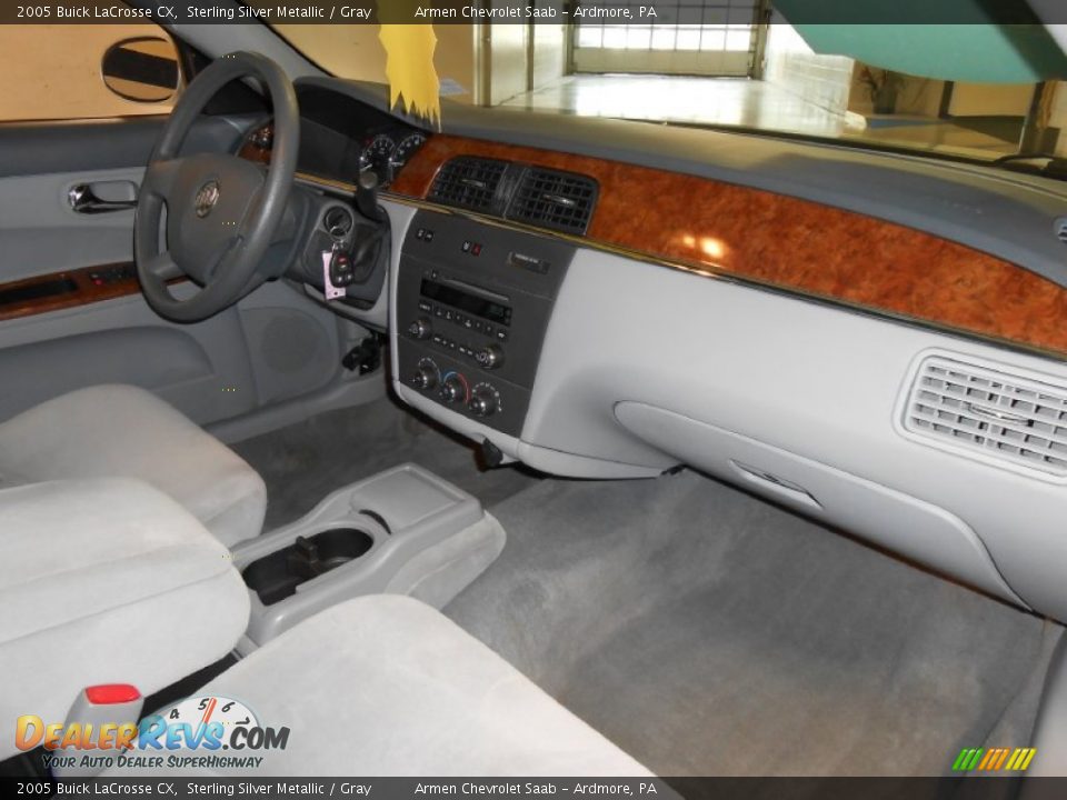 2005 Buick LaCrosse CX Sterling Silver Metallic / Gray Photo #12
