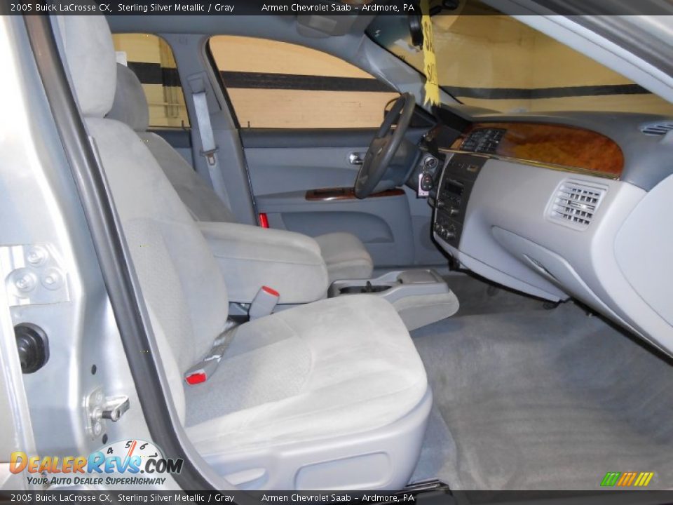2005 Buick LaCrosse CX Sterling Silver Metallic / Gray Photo #13
