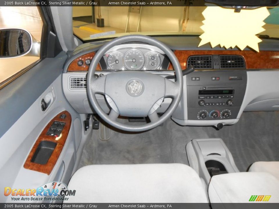 2005 Buick LaCrosse CX Sterling Silver Metallic / Gray Photo #19