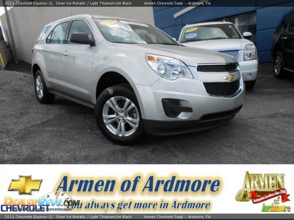 2011 Chevrolet Equinox LS Silver Ice Metallic / Light Titanium/Jet Black Photo #1