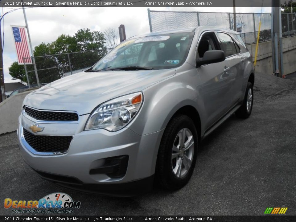 2011 Chevrolet Equinox LS Silver Ice Metallic / Light Titanium/Jet Black Photo #3