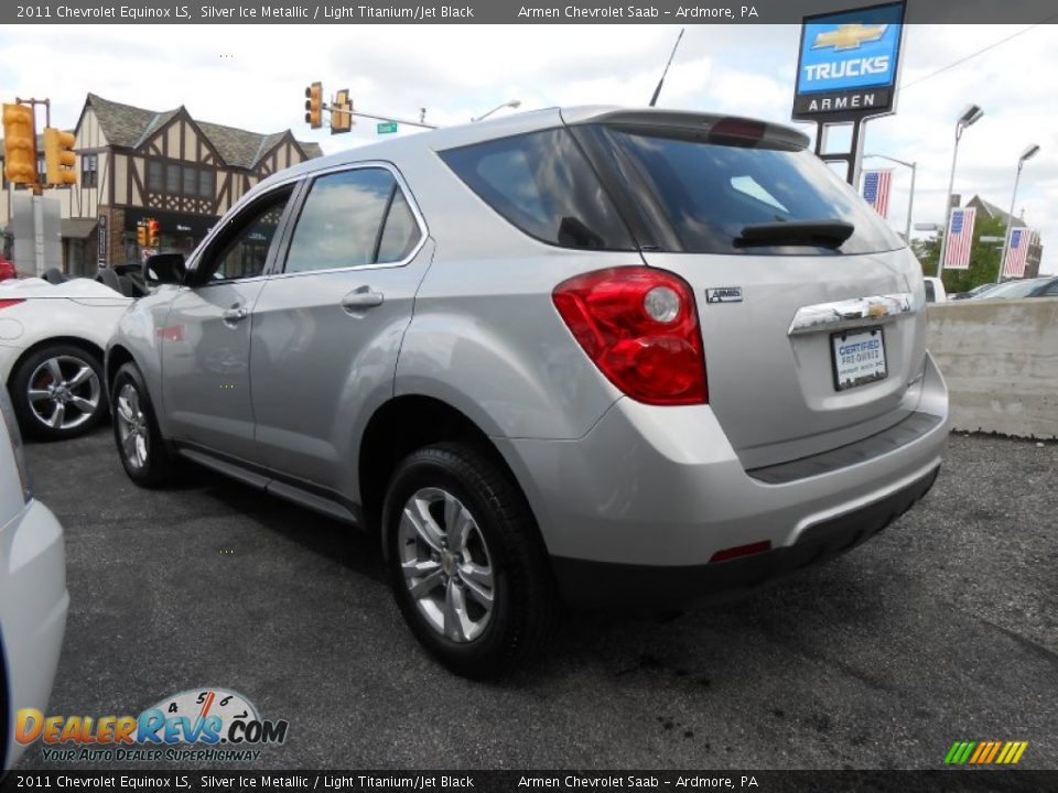 2011 Chevrolet Equinox LS Silver Ice Metallic / Light Titanium/Jet Black Photo #4