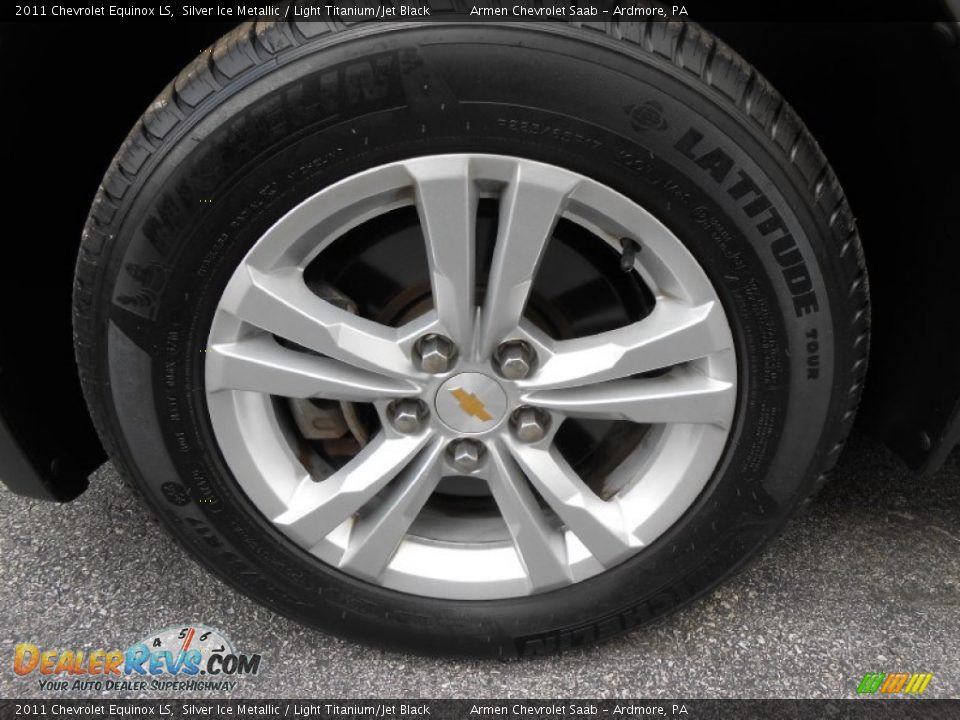 2011 Chevrolet Equinox LS Silver Ice Metallic / Light Titanium/Jet Black Photo #18
