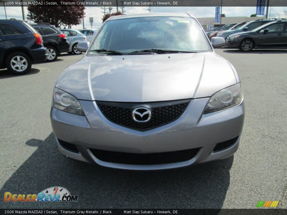 2006 Mazda MAZDA3 i Sedan Titanium Gray Metallic / Black Photo #3